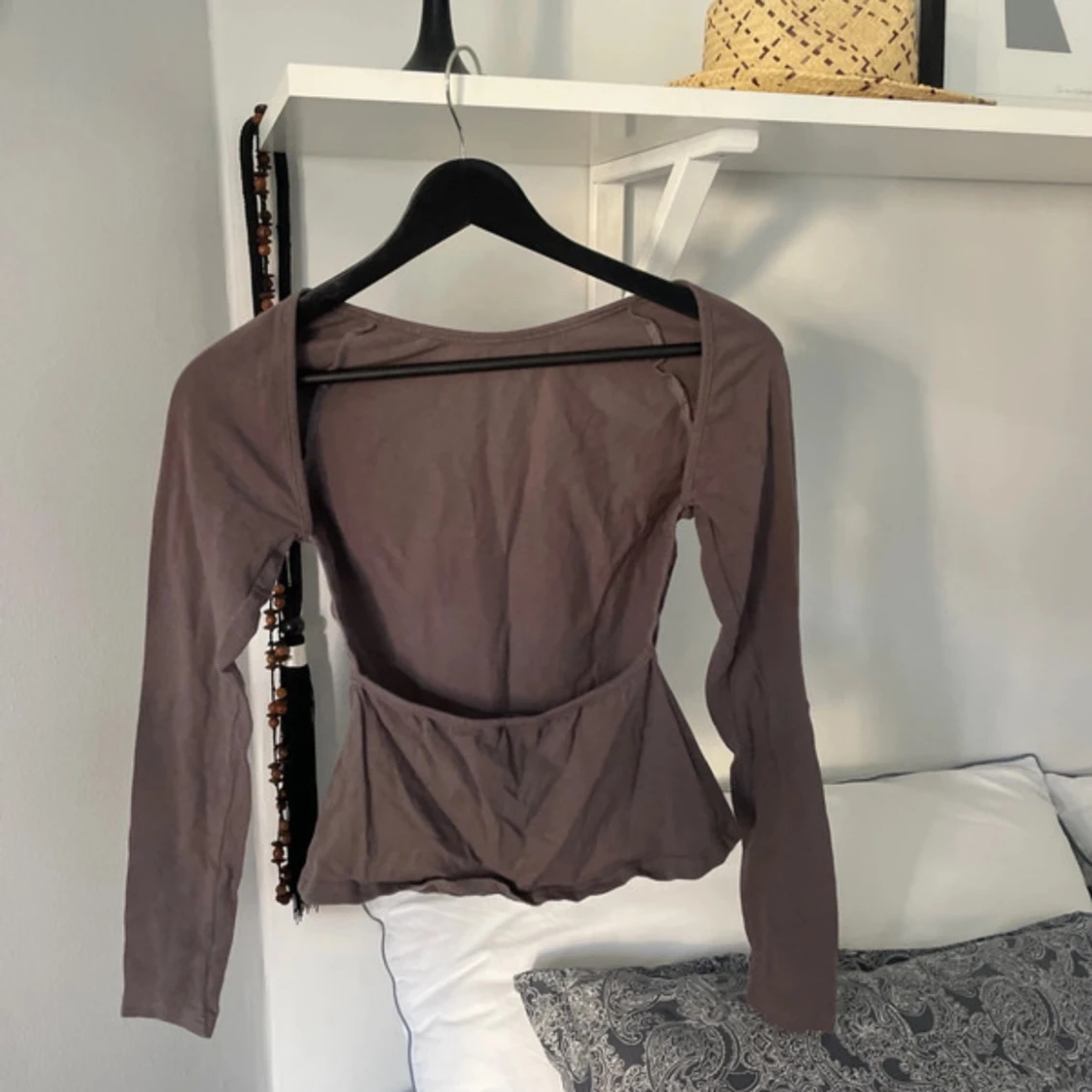 Brun långärmad topp från Princess Polly - 1