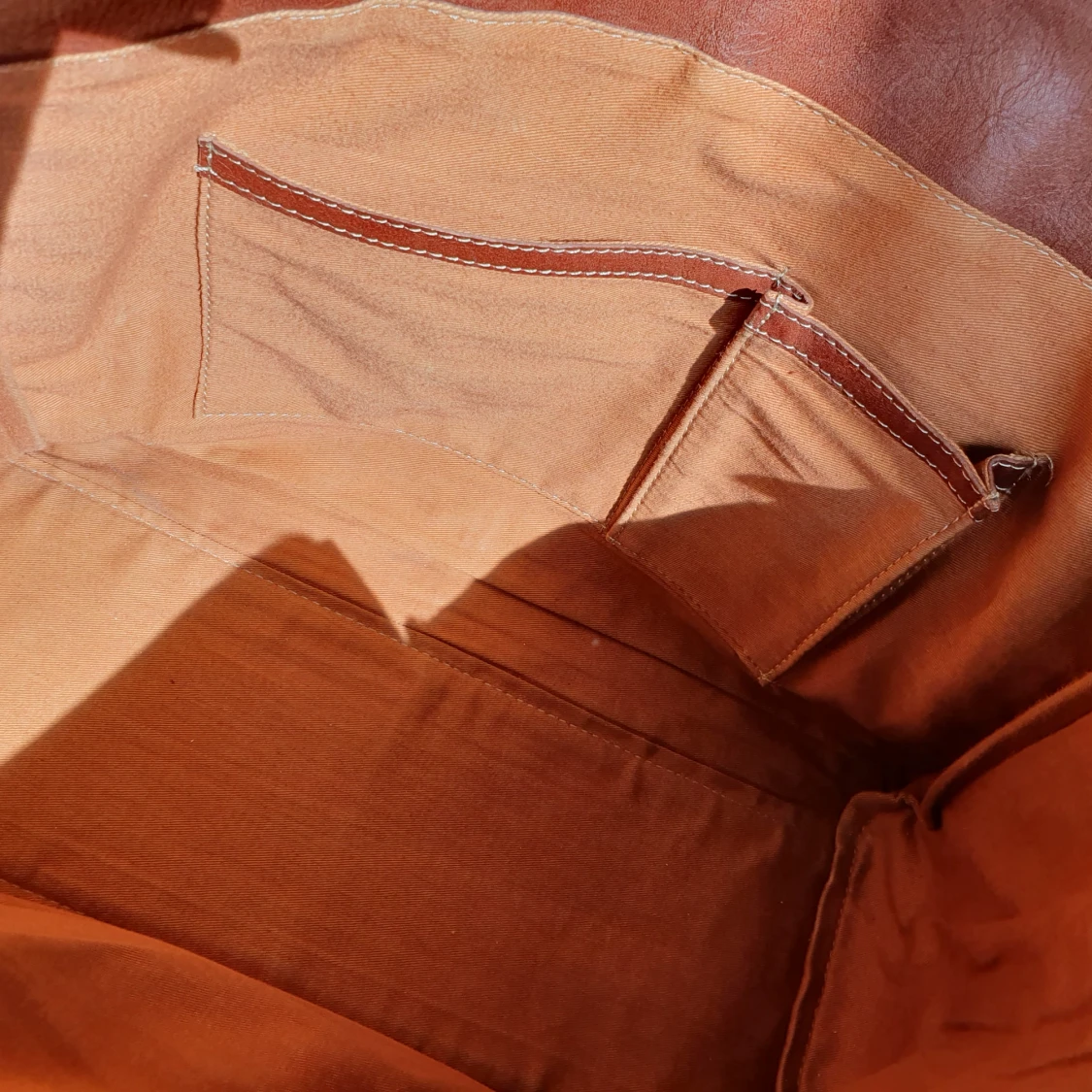 Brun skinnväska från Wera Stockholm - 4