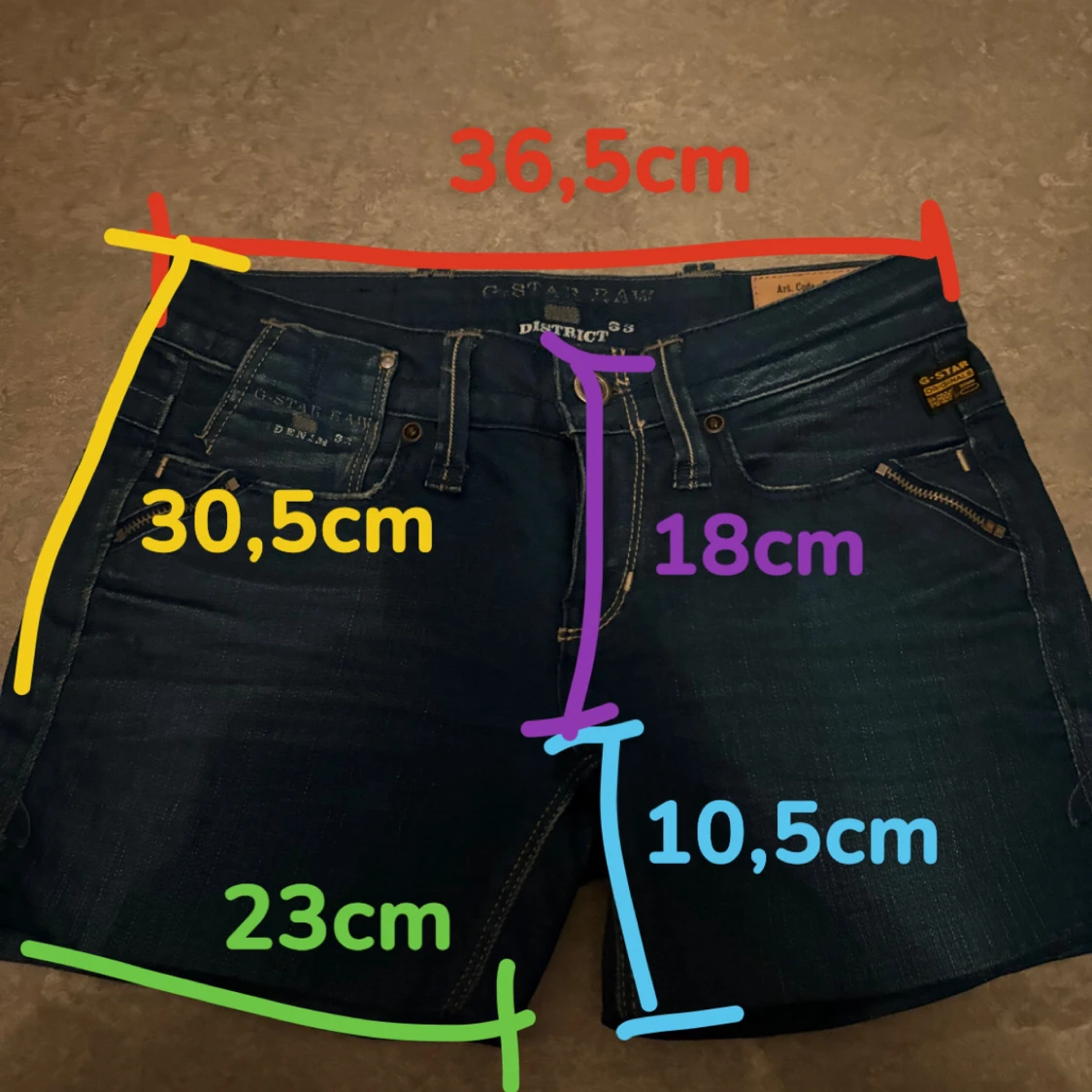 Lowwaist G-Star RAW jeansshorts - 4