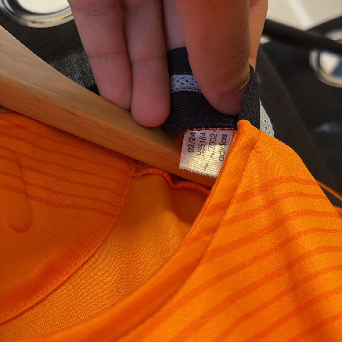 Real Madrid orange målvaktströja Adidas - 3