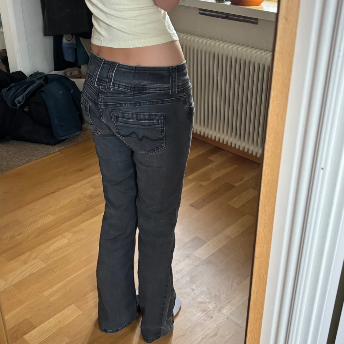 Lågmidjade jeans  - 1