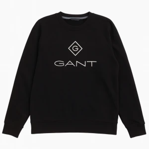 Svart sweatshirt från GANT - Svart sweatshirt från GANT 