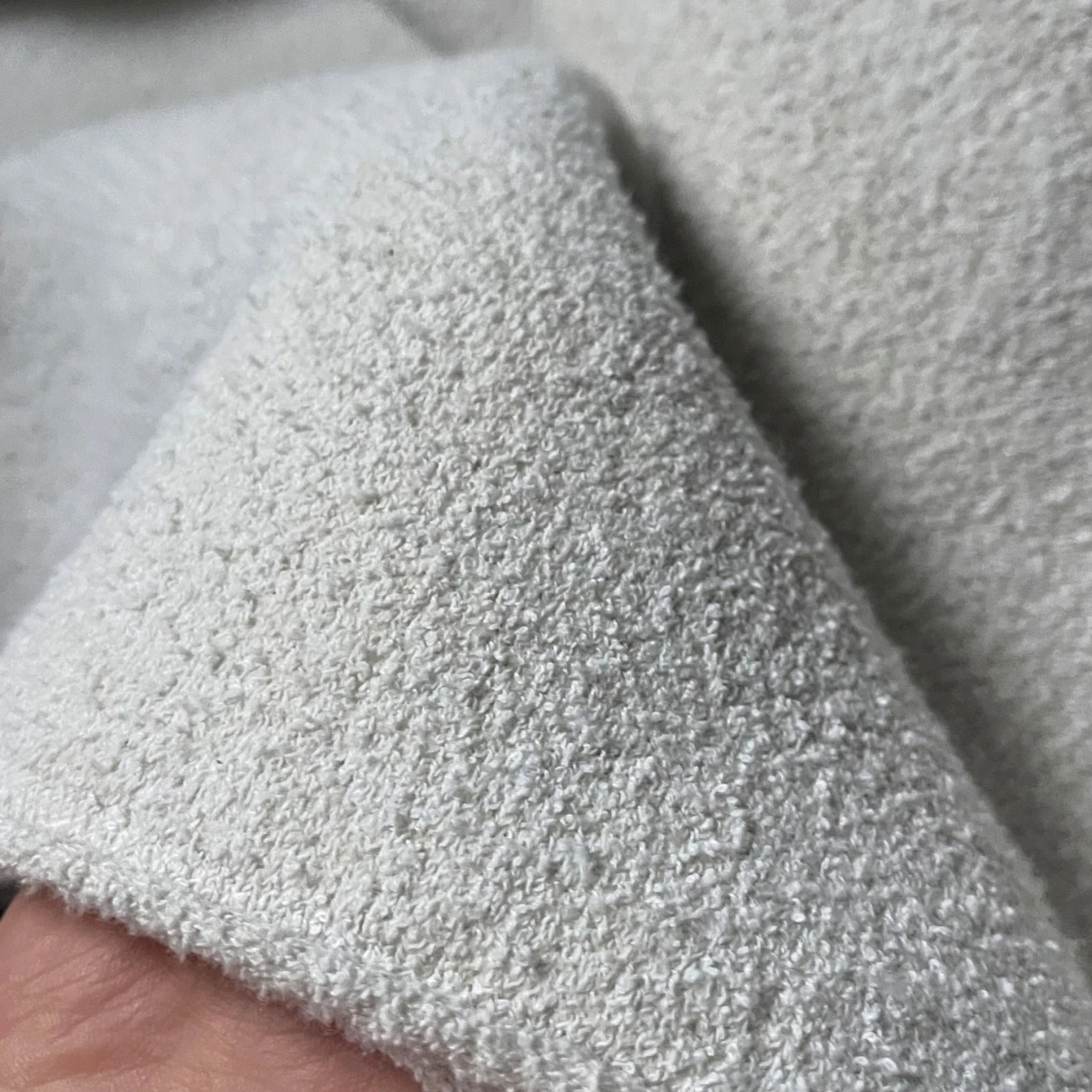 Beige polotröja i frotté - 3