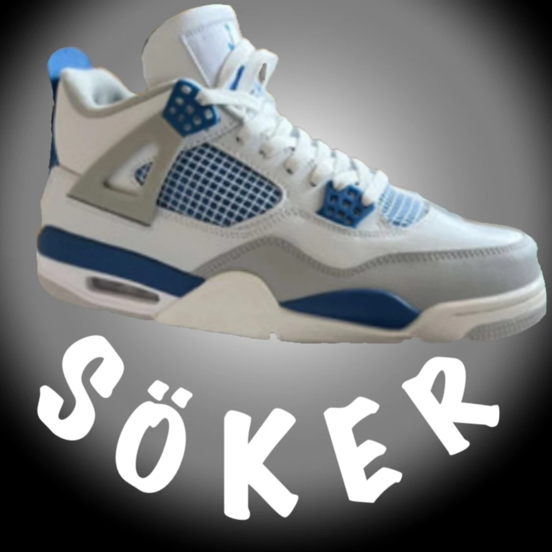 Söker efter militery blue Nike Air Jordan 4