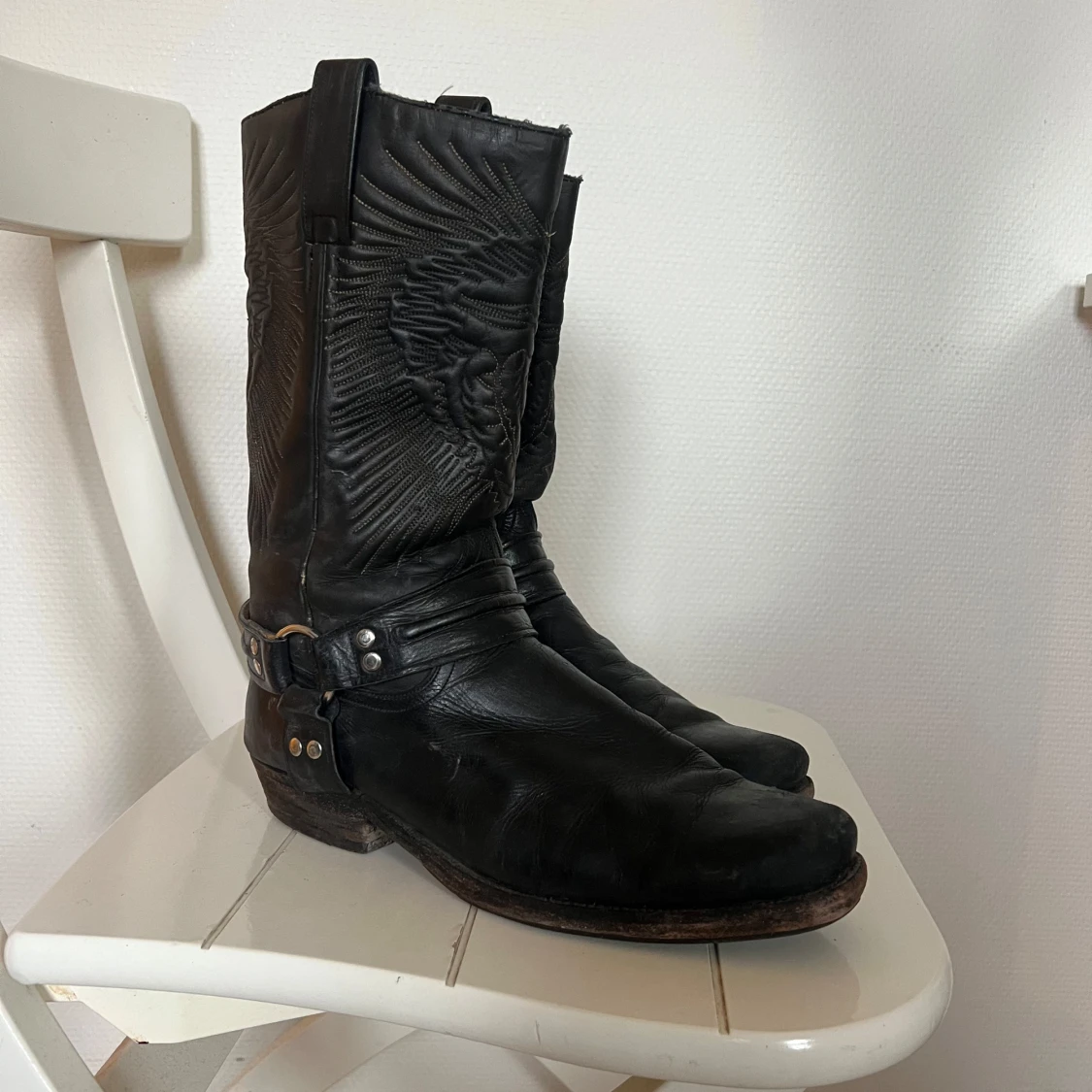 Svarta cowboy boots - 2