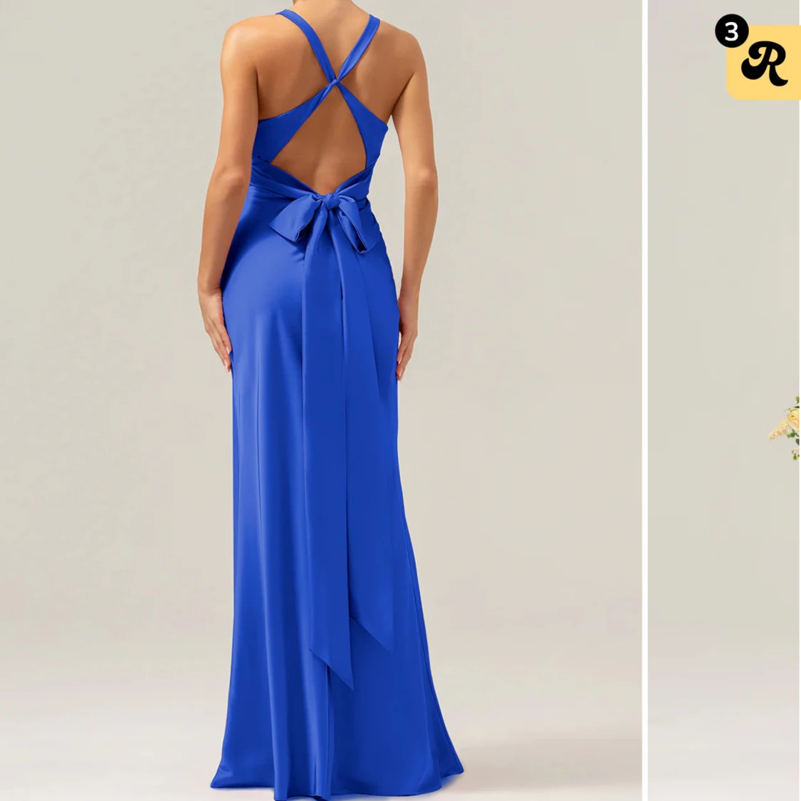 Blå balklänning - 1