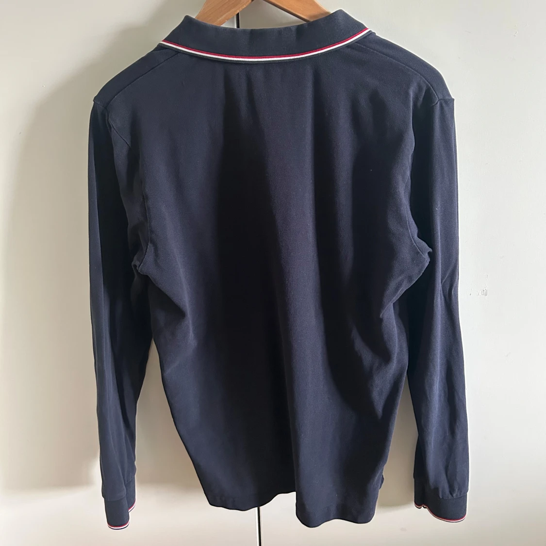 Moncler långärmad piké  - 2