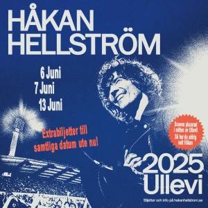 Håkan Hellström 2025 Ullevi ståplats 6 juni - Säljer Håkan Hellström ståplatsbiljett 6 juni. Priset går att diskuteras vid snabb affär 