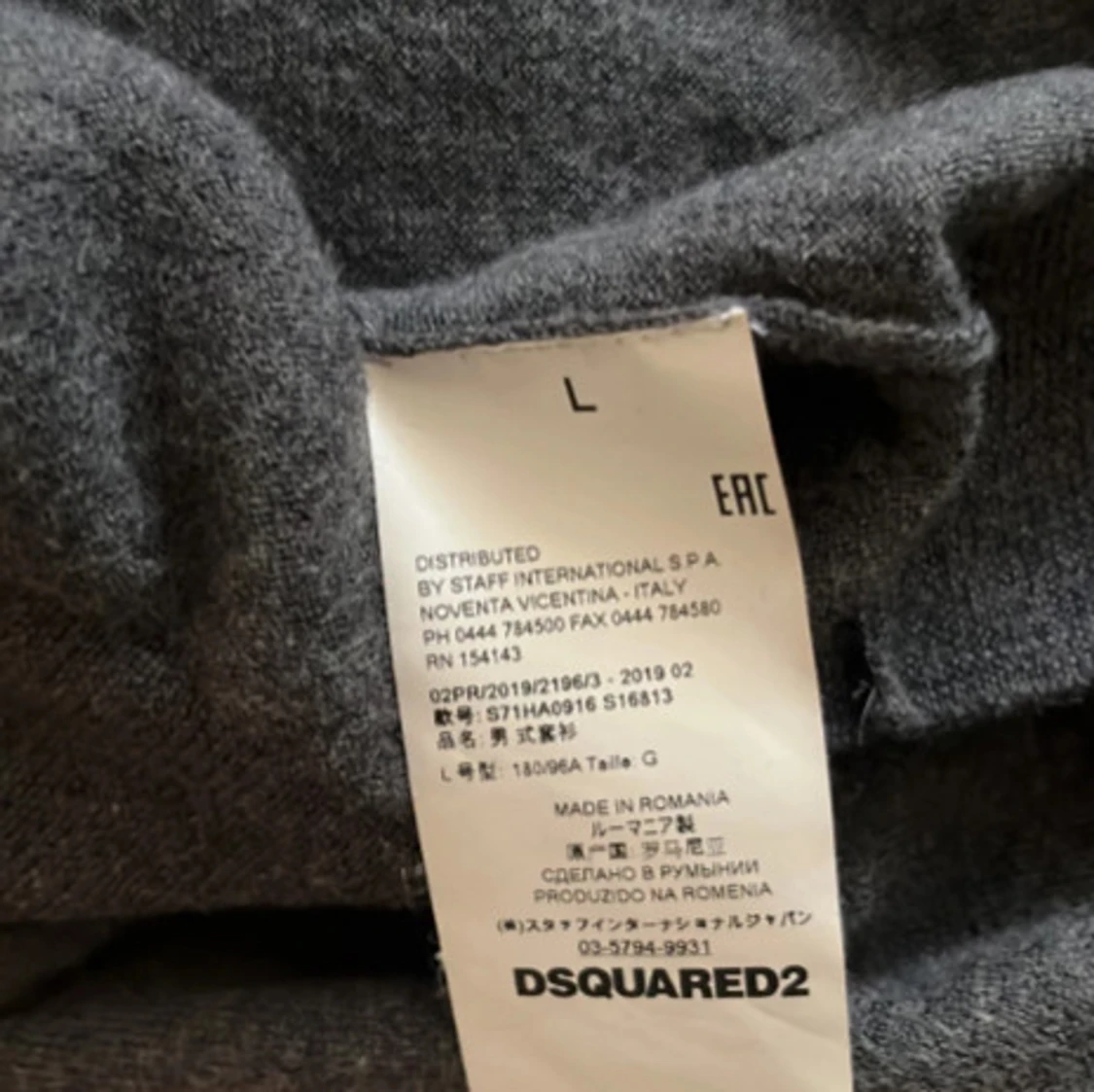 Grå stickad tröja från Dsquared2 - 3