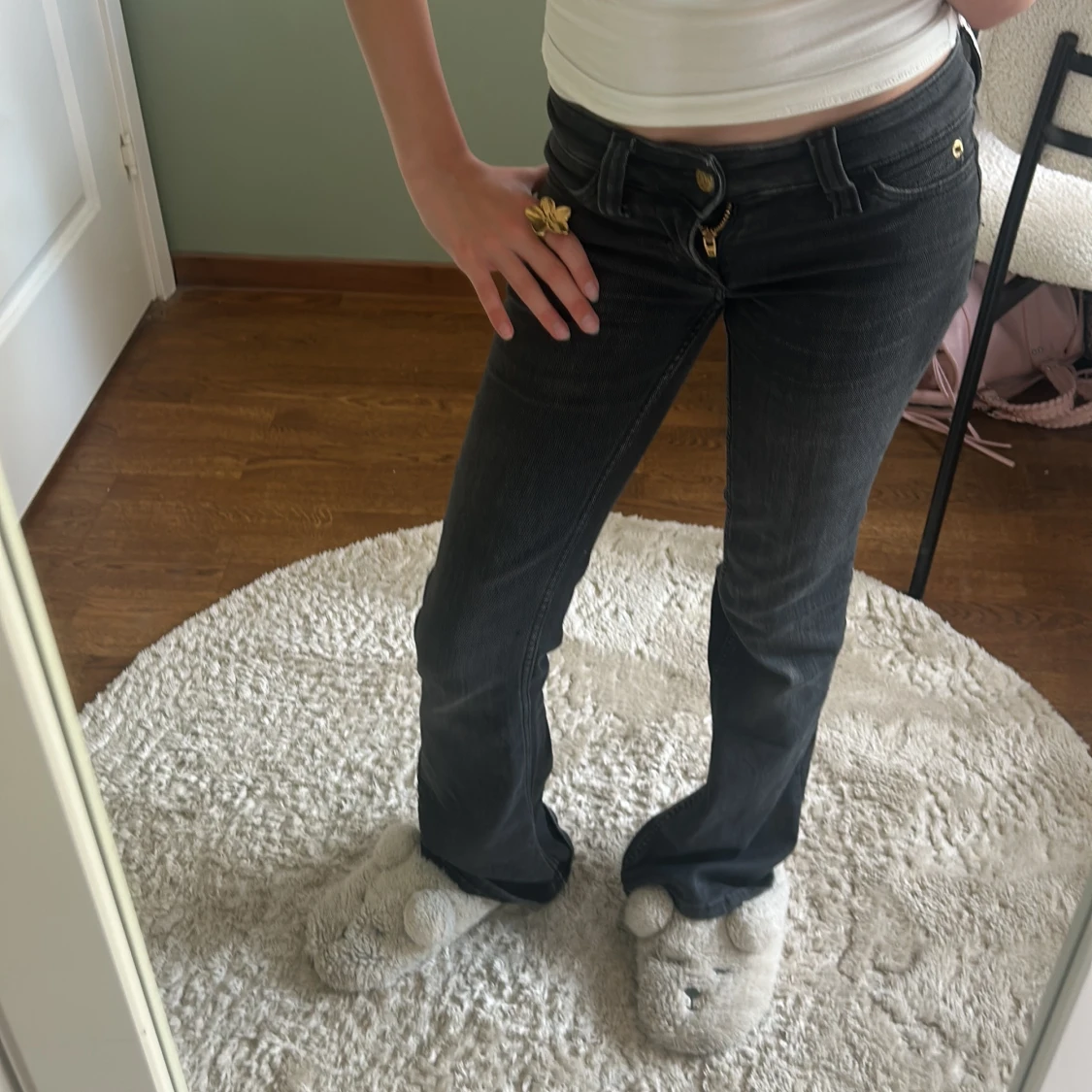 Svarta Cheap Monday Booty Bei jeans