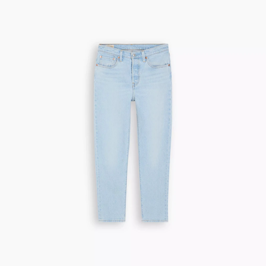 Levi's 501 Cropped ljusblå jeans - 2