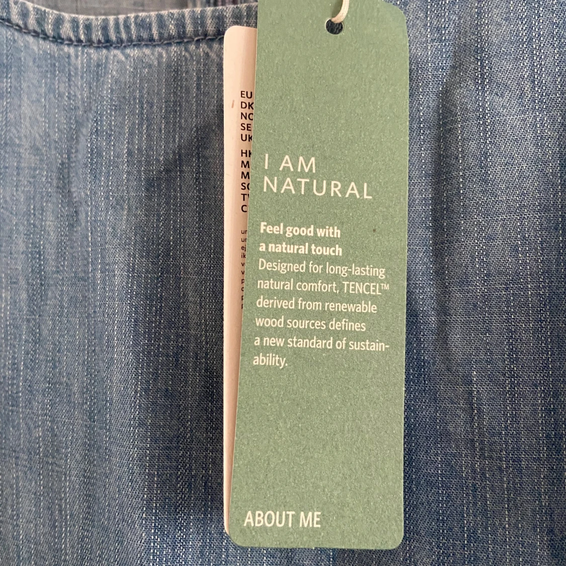 Blå klänning med knytskärp från Esprit - 3