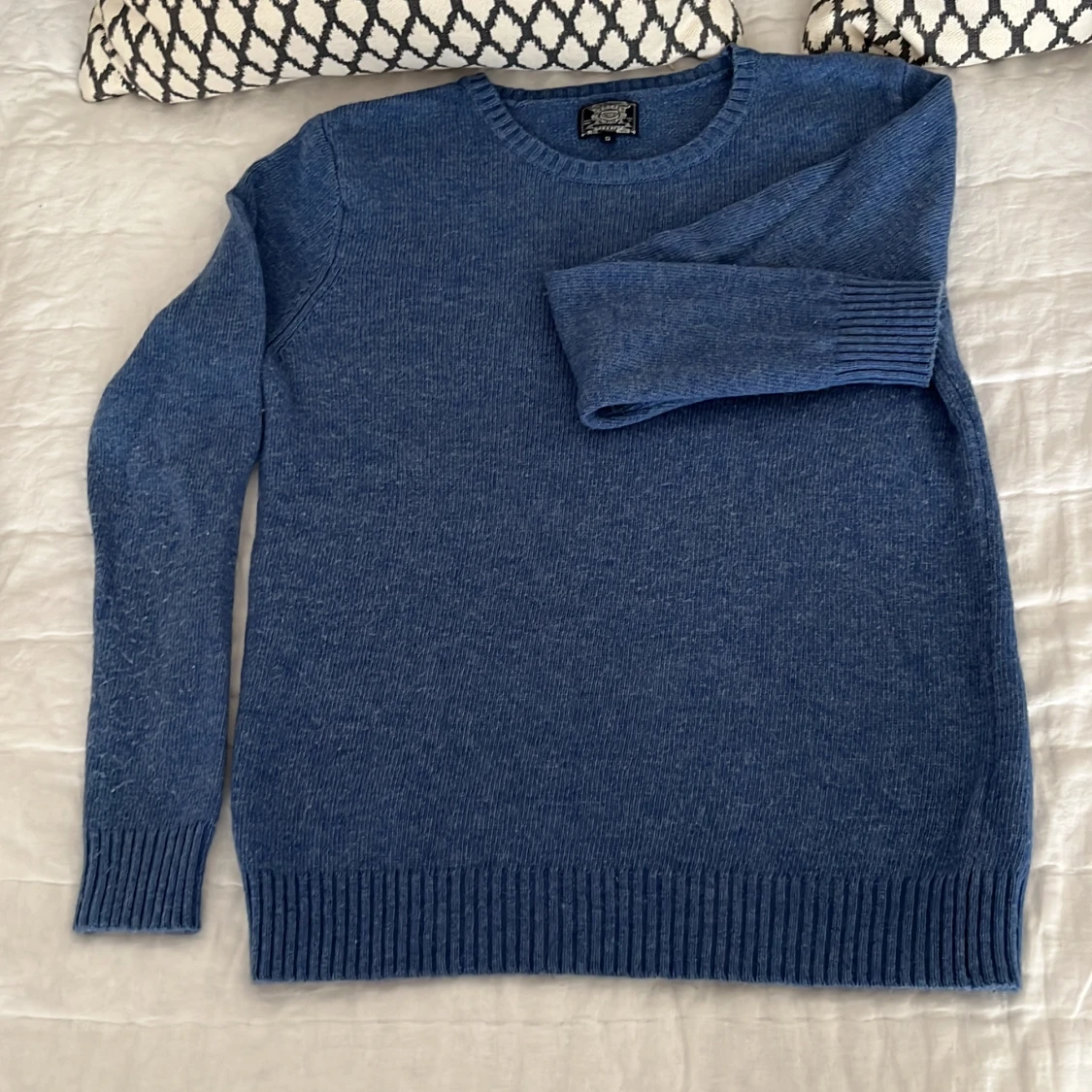 Blå stickad tröja från Crocker - 2