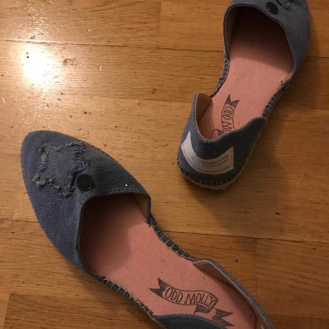 Blå espadrillos från Odd Molly - 2