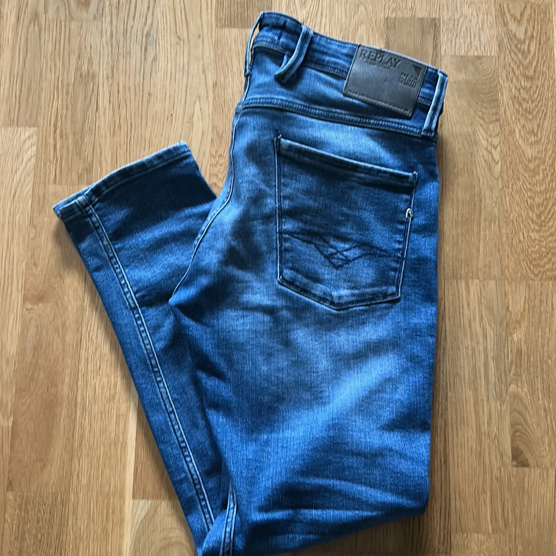 Blå jeansbyxor från Replay - 1