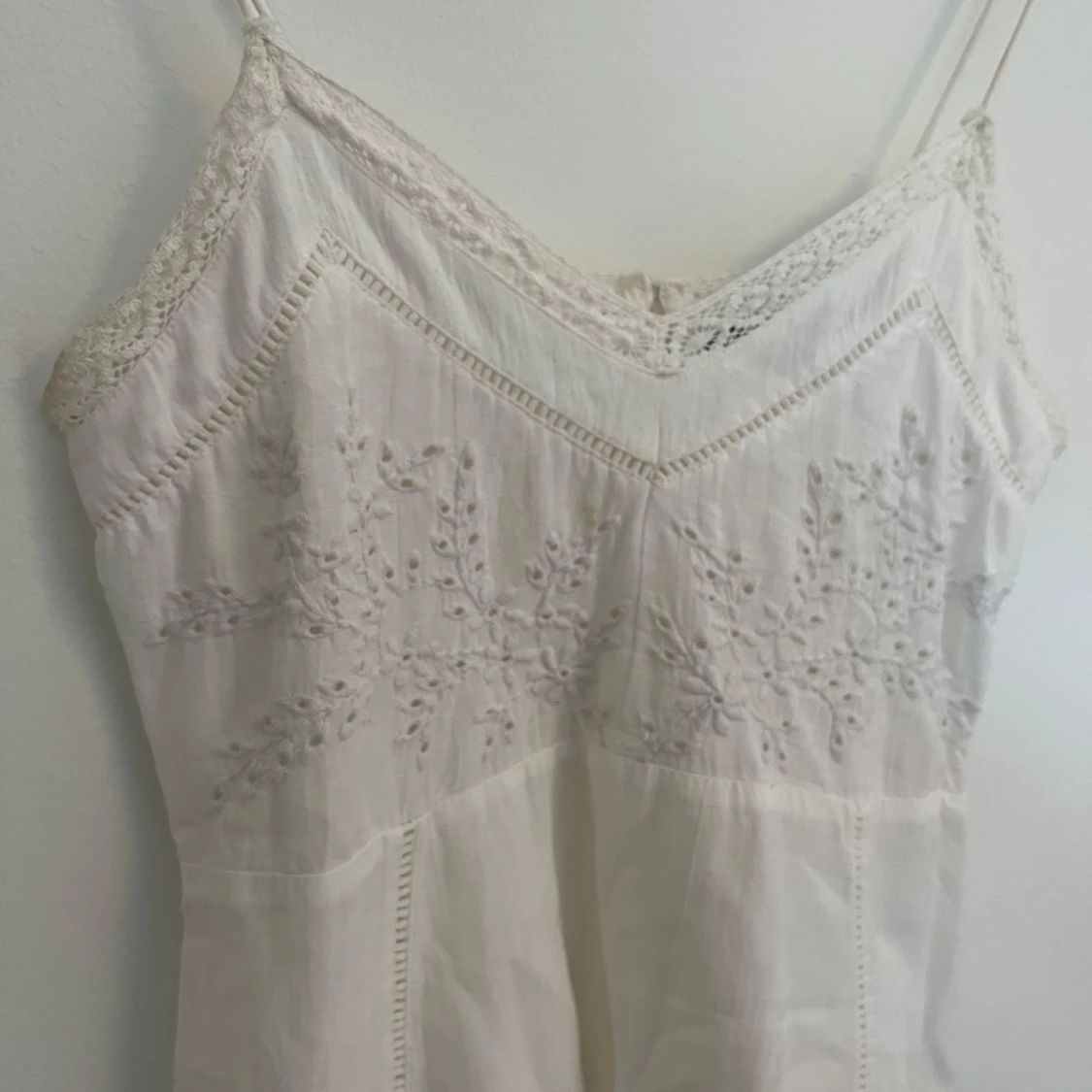 Vit klänning från Zara storlek S - 3