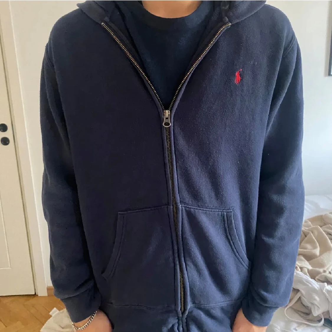 Mörkblå hoodie från Polo Ralph Lauren