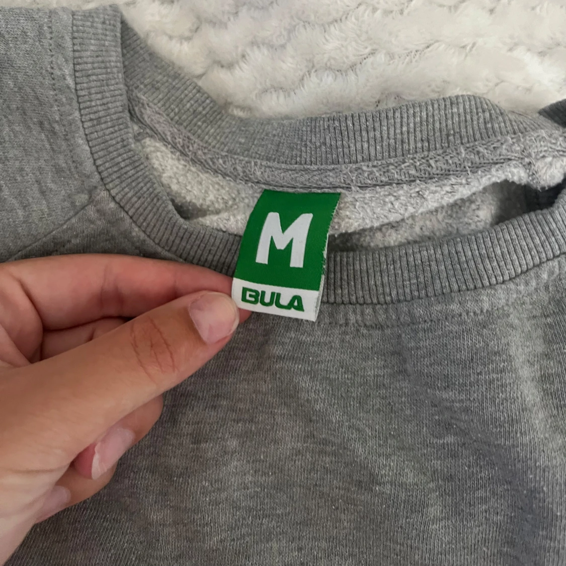 Grå sweatshirt från Bula i bomull - 2