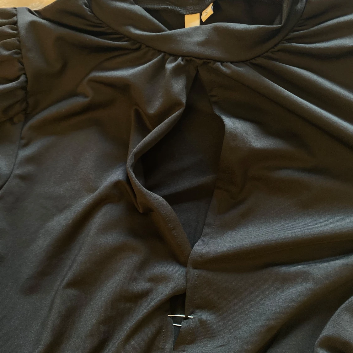 Svart långärmad blus  - 3