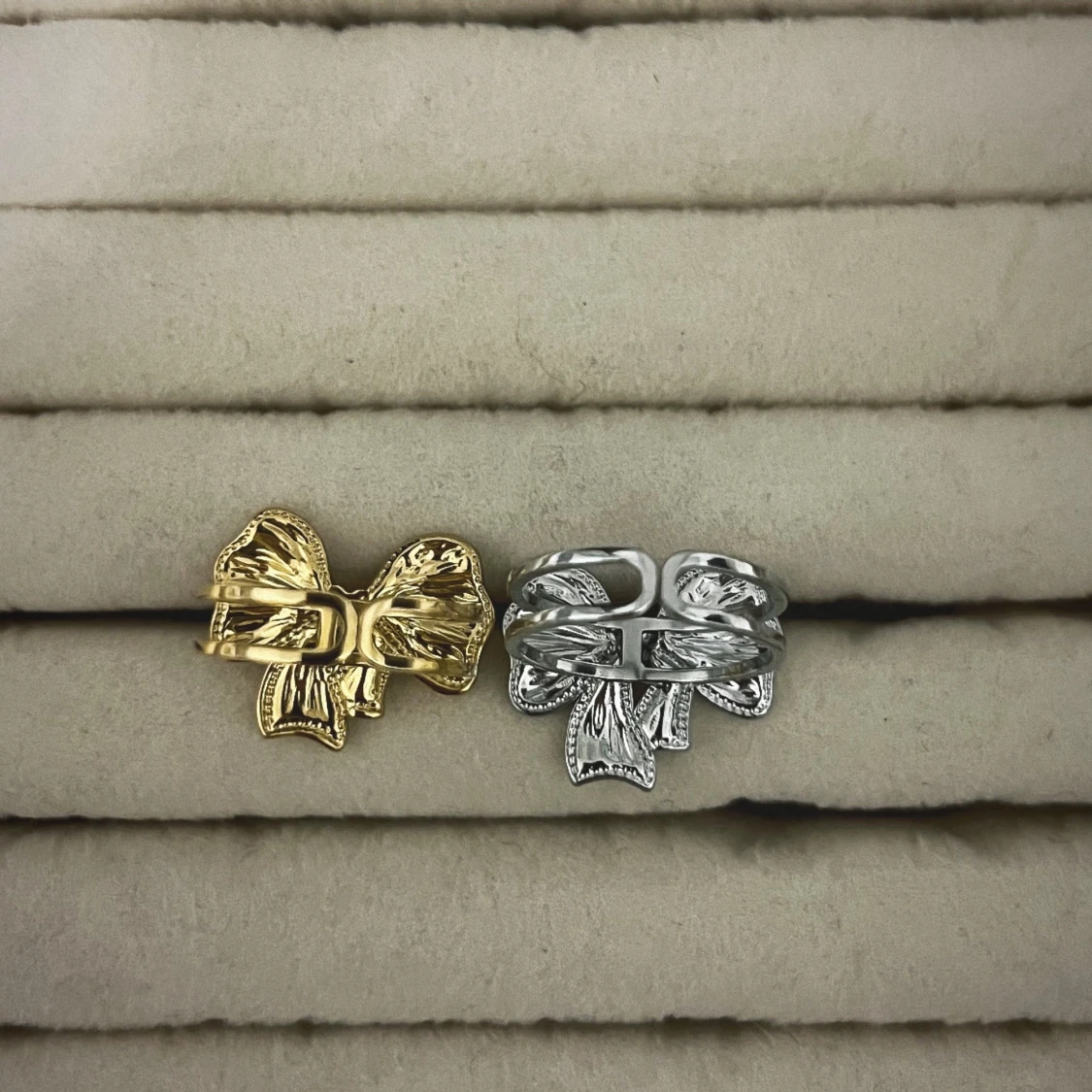 Guldig Rosett ring  - 1