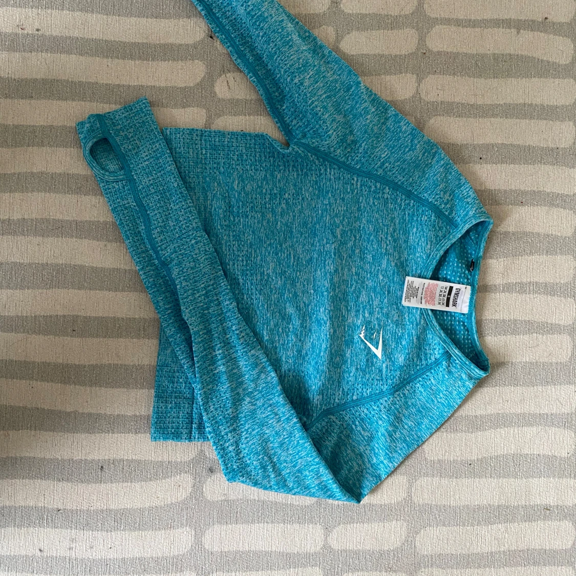 Turkos långärmad tröja från Gymshark