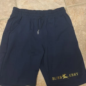 Burberry shorts blå  - Burberry shorts aldrig använda , Dom var för små Size M/S
