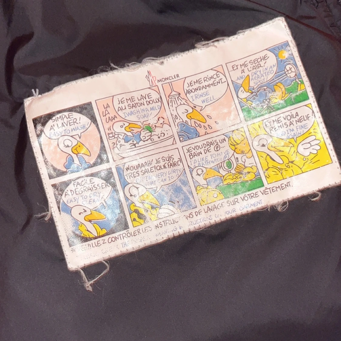 Svart dunjacka från Moncler - 1