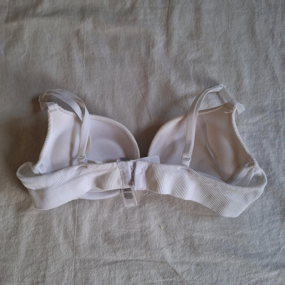 Vit ribbad, superpush-up bh - 1