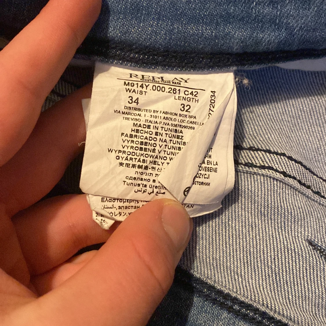 Blå jeans från Replay - 2