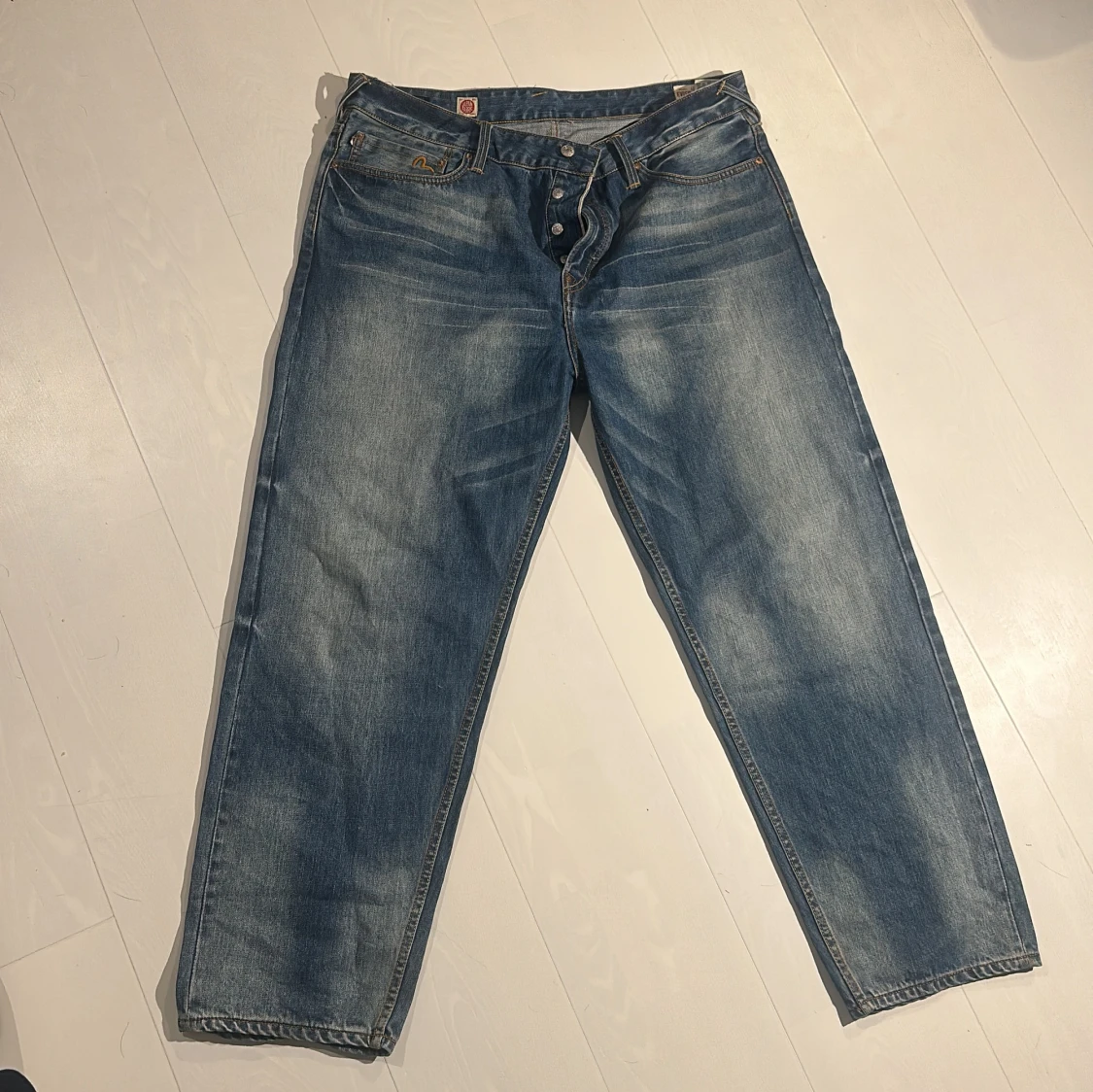 evisu x palace selvedge jeans - 2