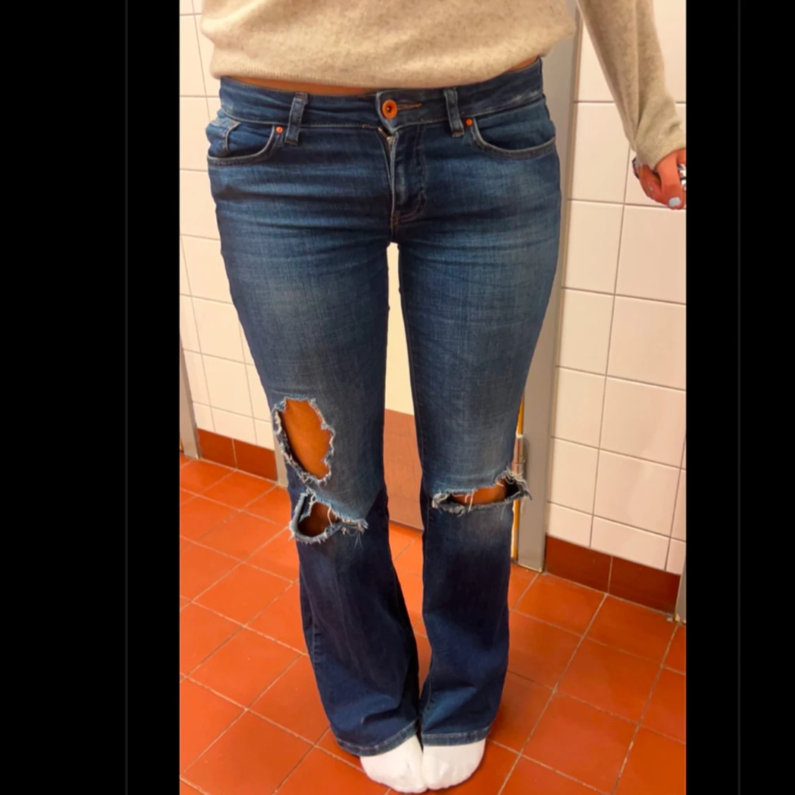 Lågmidjade jeans - 91