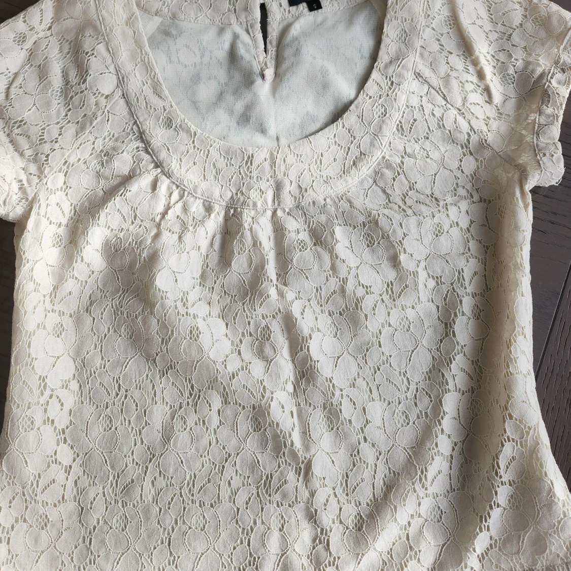 Beige spetsblus från Stockh LM - 1