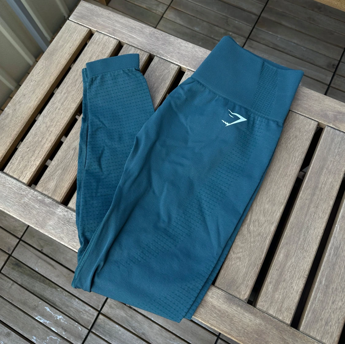 Gröna Vital Seamless tights från Gymshark