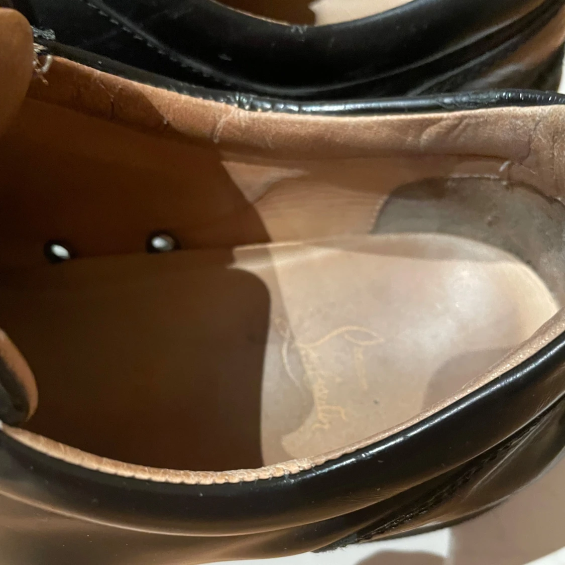 Louboutin läder - 2