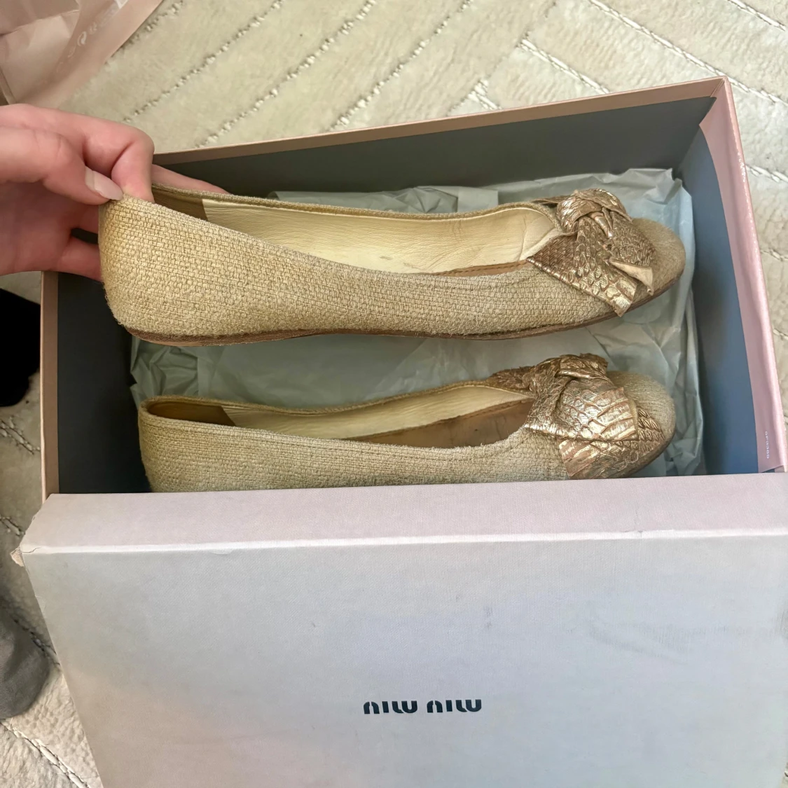 Miu miu ballerinaskor  - 2