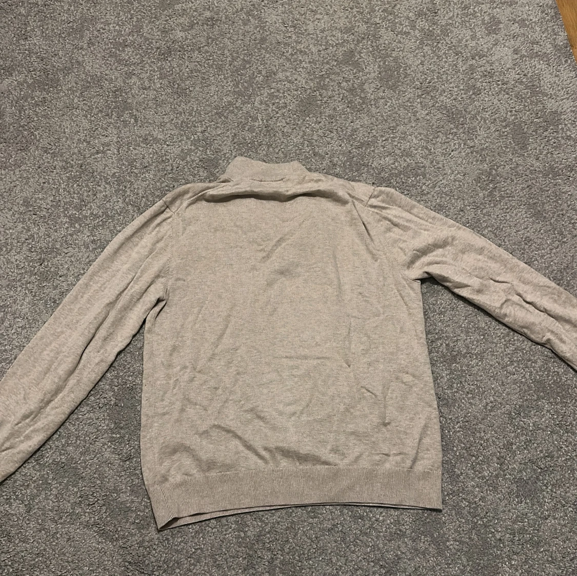 Beige half zip tröja från Bläck - 1