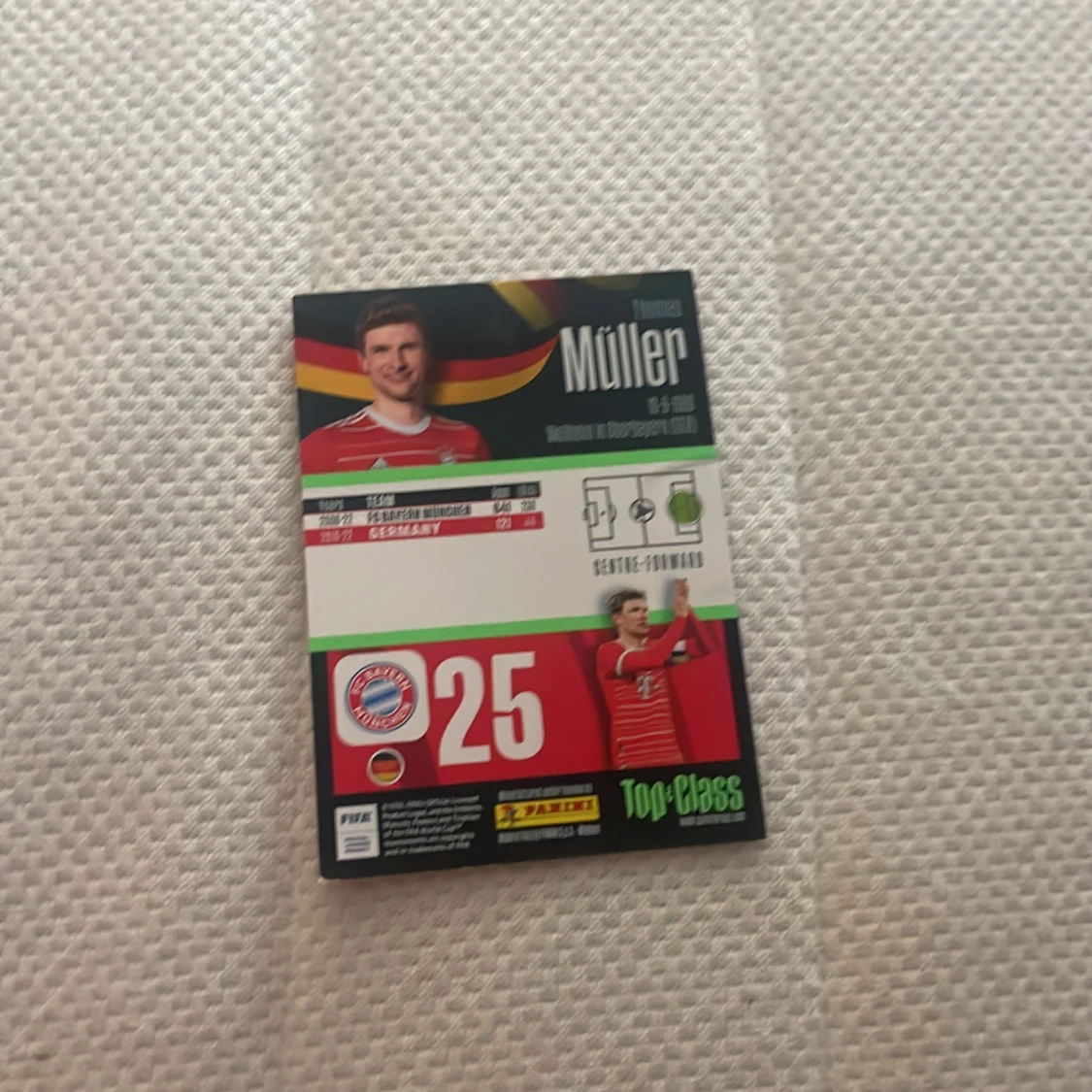 Fotbolls kort FC Bayern München  - 2