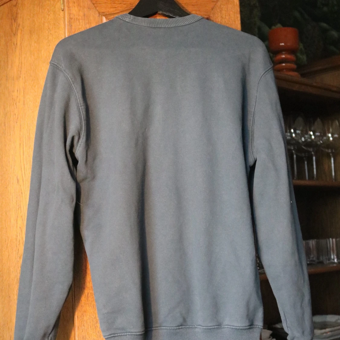 Mörkgrå/blå sweatshirt från Dickies - 1