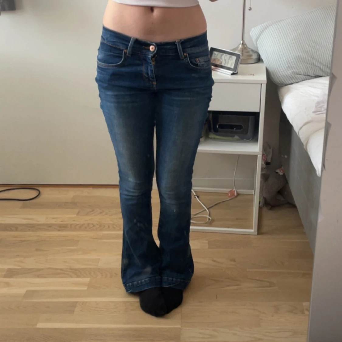 Blå bootcut jeans från LTB