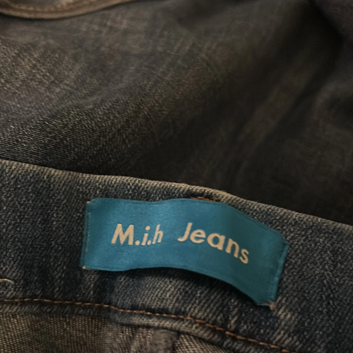 Blå bootcut jeans - 2