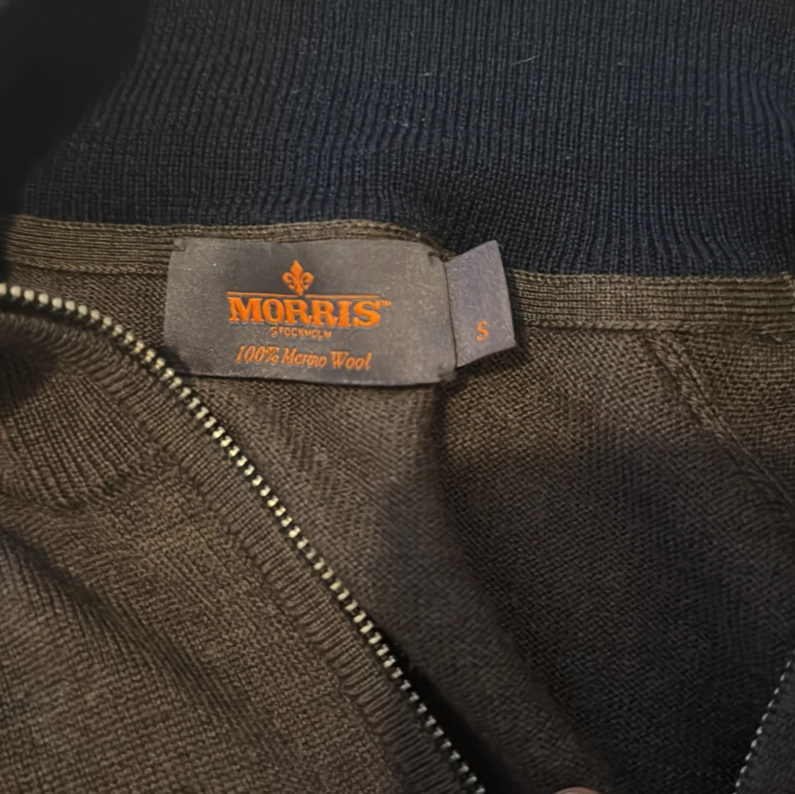 Brun merinoullströja från Morris - 2