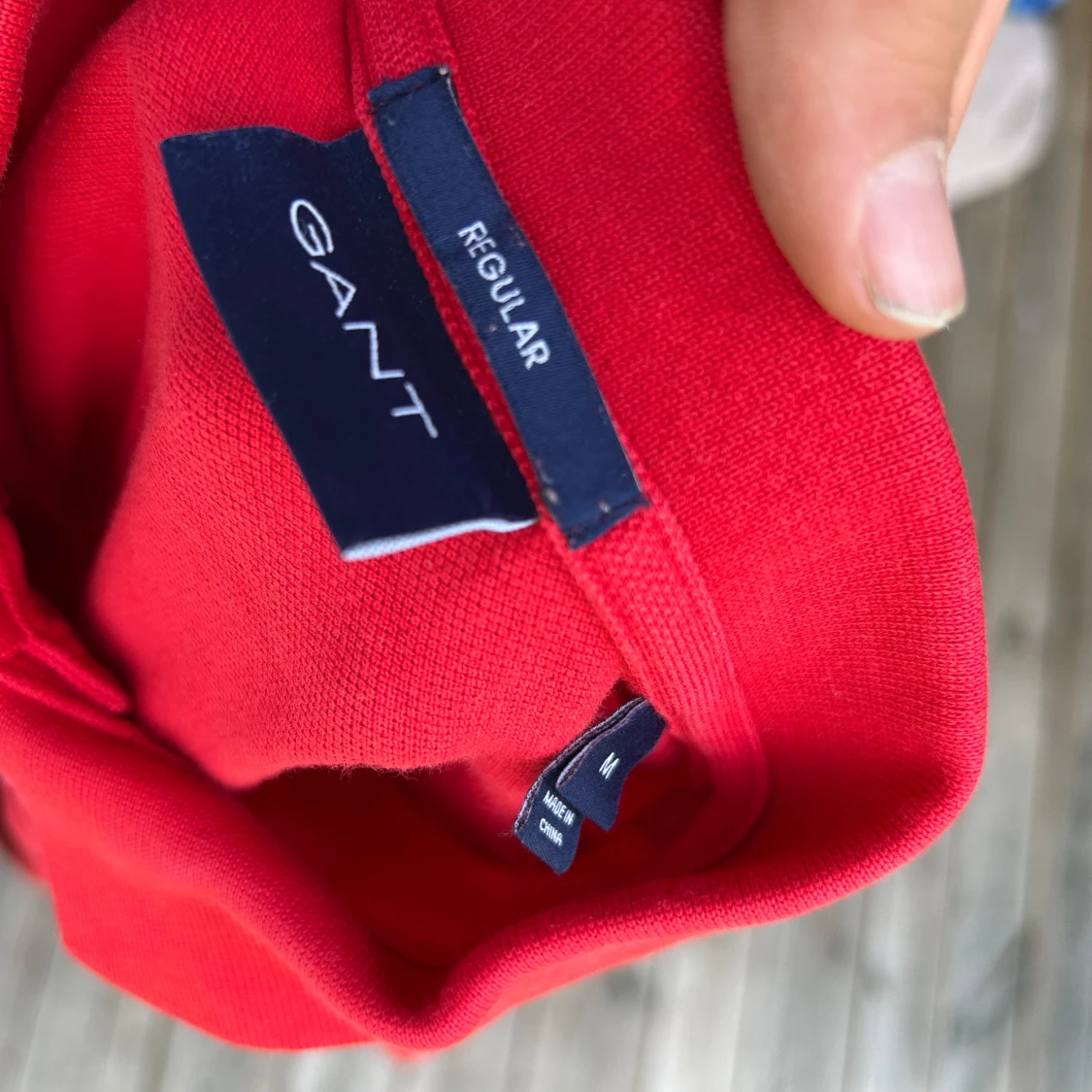 Röd pikétröja från Gant - 1