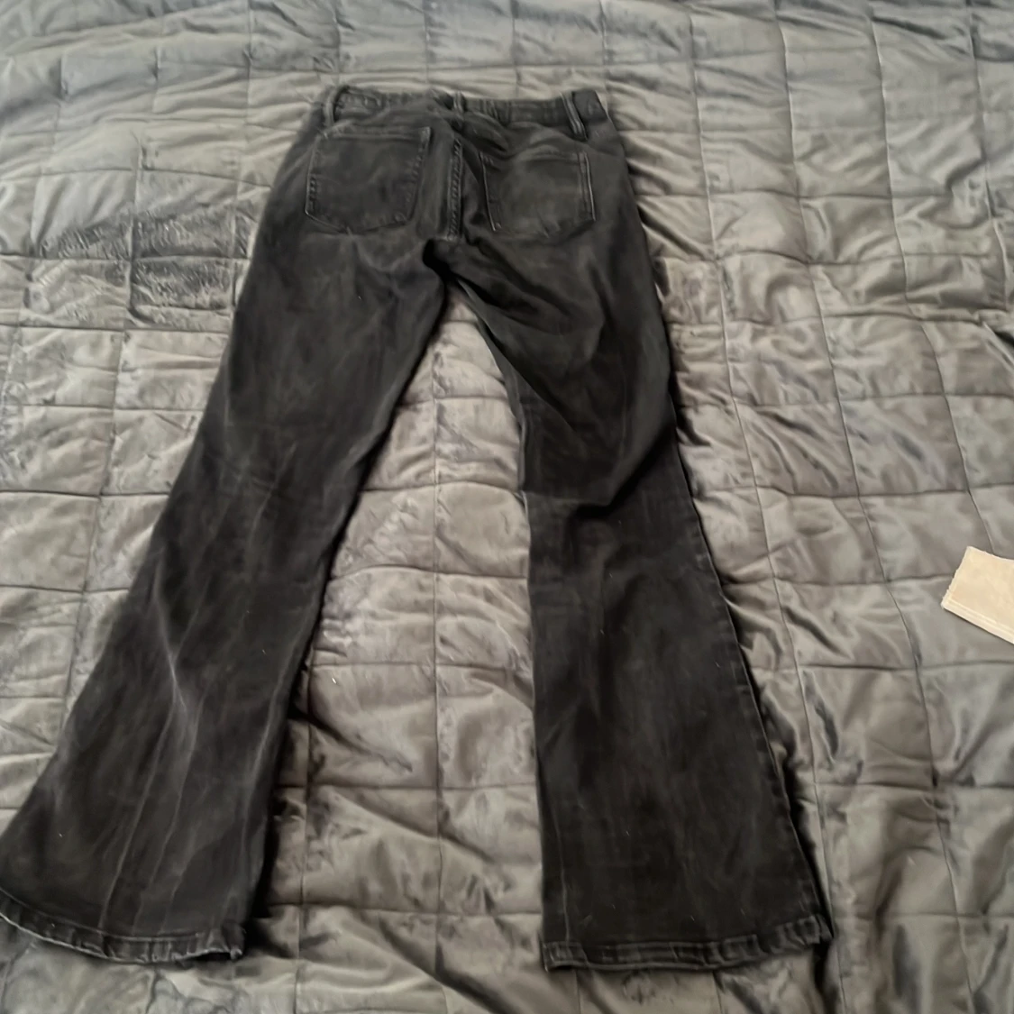 Svarta bootcut jeans - 1