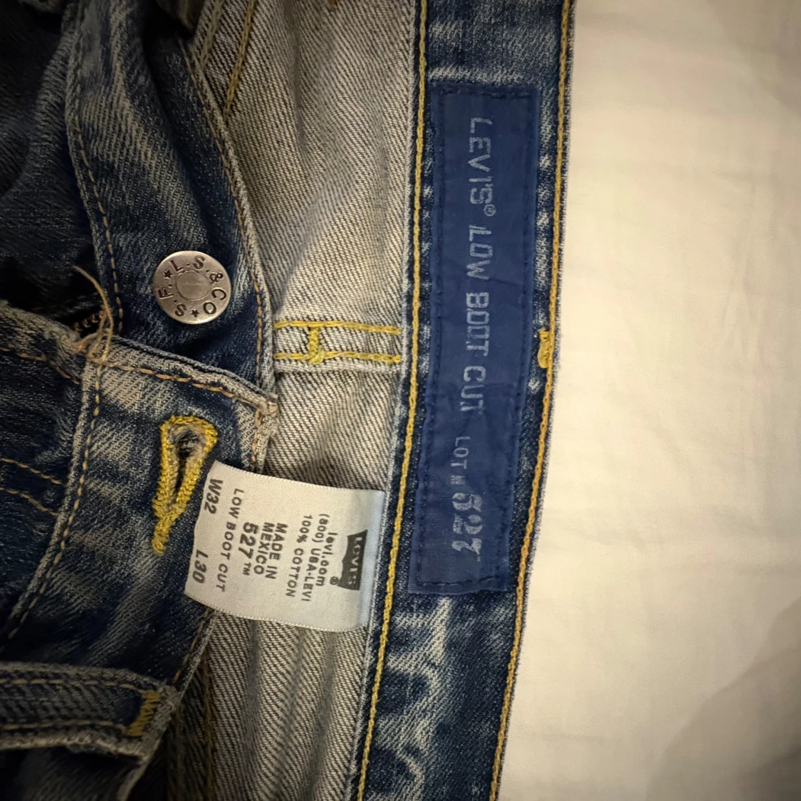 Levi's 527 bootcut jeans blå - 3