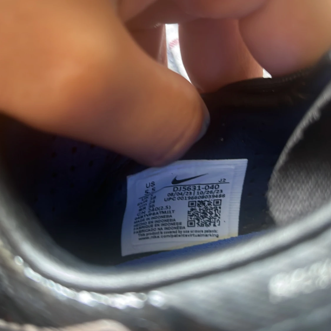 Nike Air Zoom svarta fotbollsskor - 1