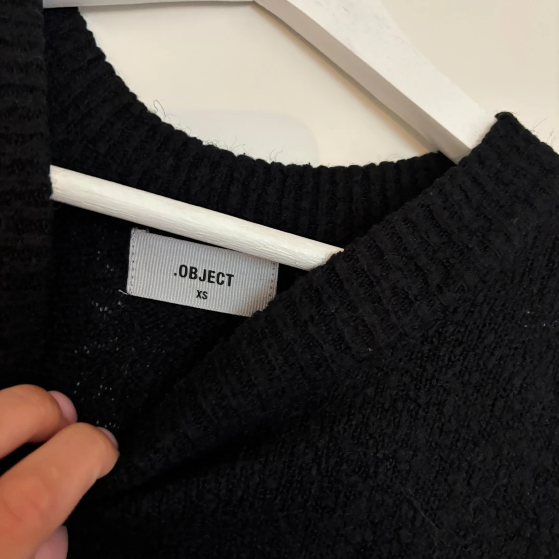 Svart stickad klänning från Object - 2