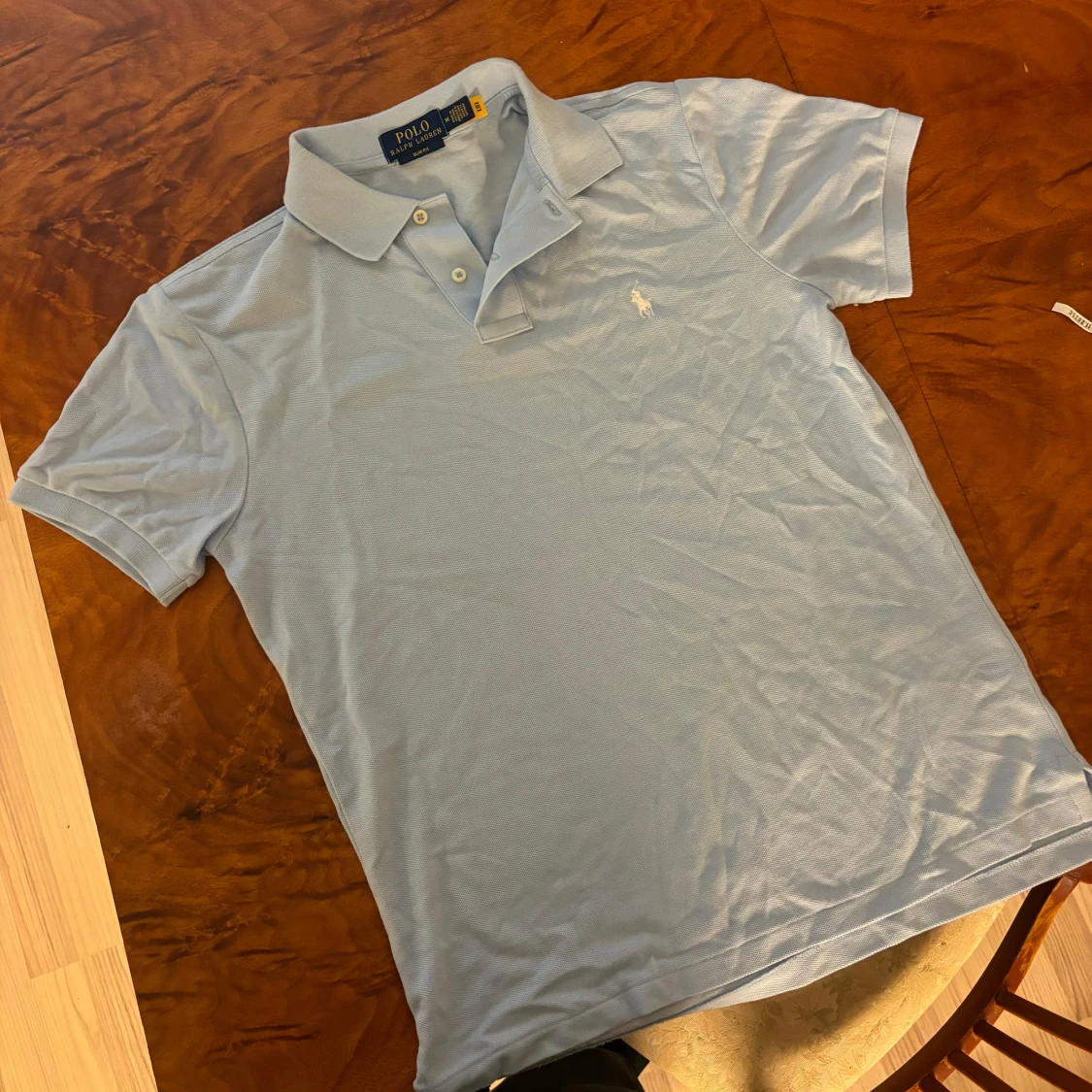 Ljusblå pikétröja från Ralph Lauren - 1