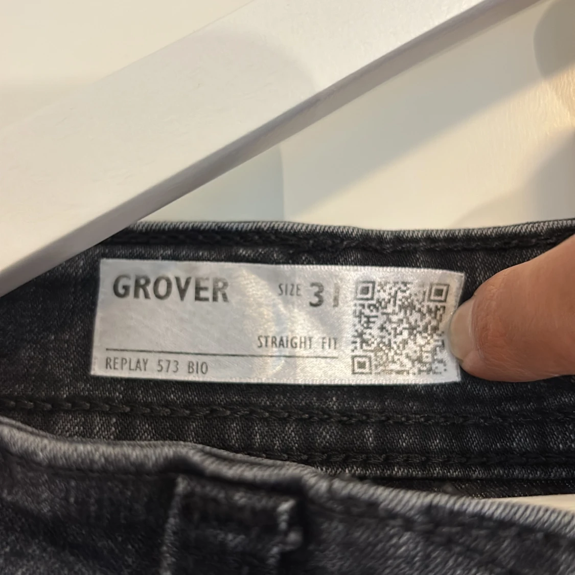 Replay Grover svarta straight jeans - 3