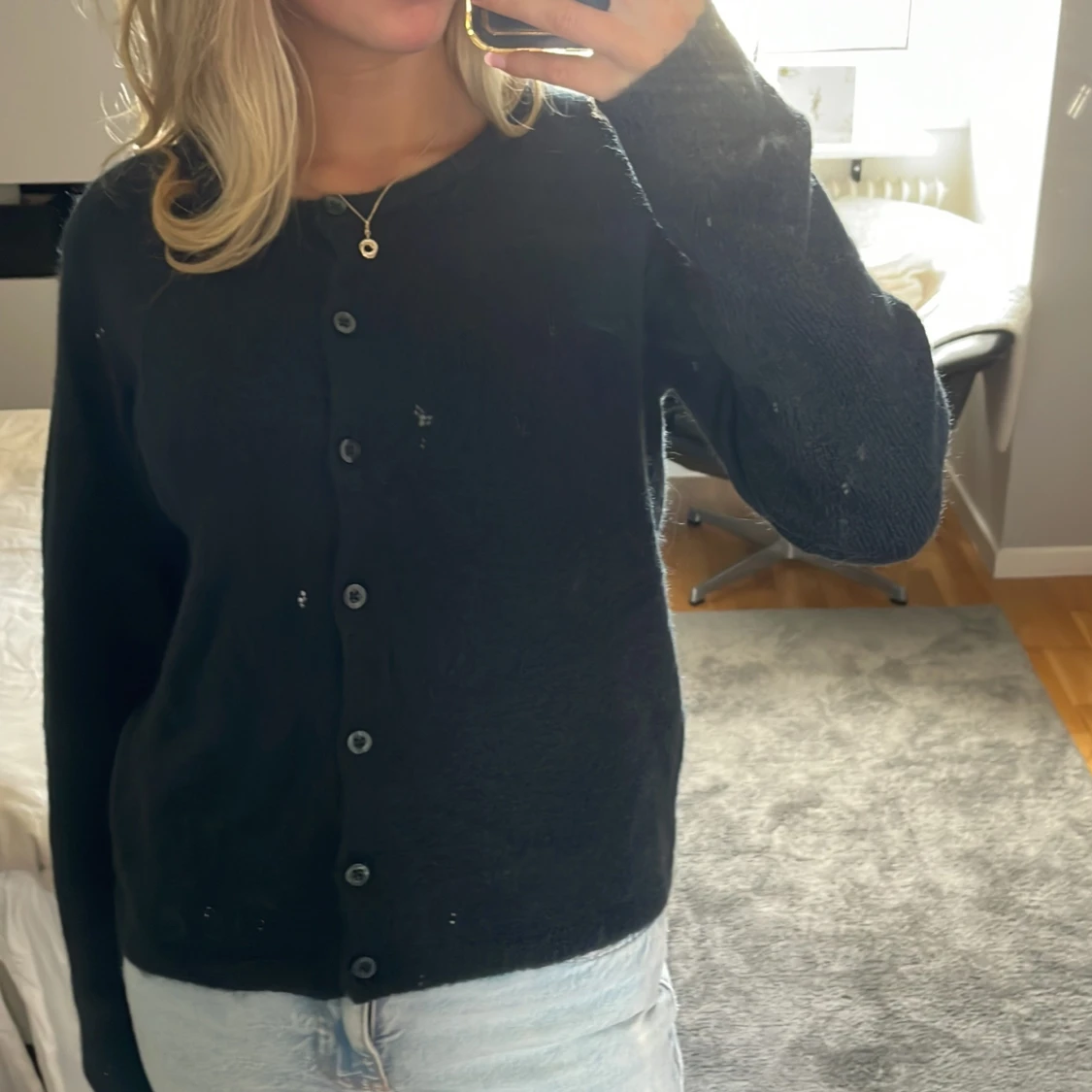 Mörkblå kofta från Lager 157