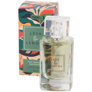 Unik parfym Figenzi – Leya & Lenora - Fresh Tuberose (tuberose, en vit blomma med krämig och intensiv blommig doft)  Jasmin (klassisk, elegant och feminin blommig ton)   👉 Så den här varianten är fräsch, blommig och lite mer grön & elegant jämfört med den andra (som hade mer vanilj och sötma).         ✍Specifikation✍  Kön: Kvinnlig  Innehåll: 50 ml  Material flaska: Glas  Typ av parfym: Eau de Parfum  Ämne: Flytande 